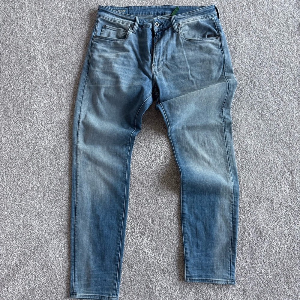 G-Star Men's Faded Blue Slim Jeans
